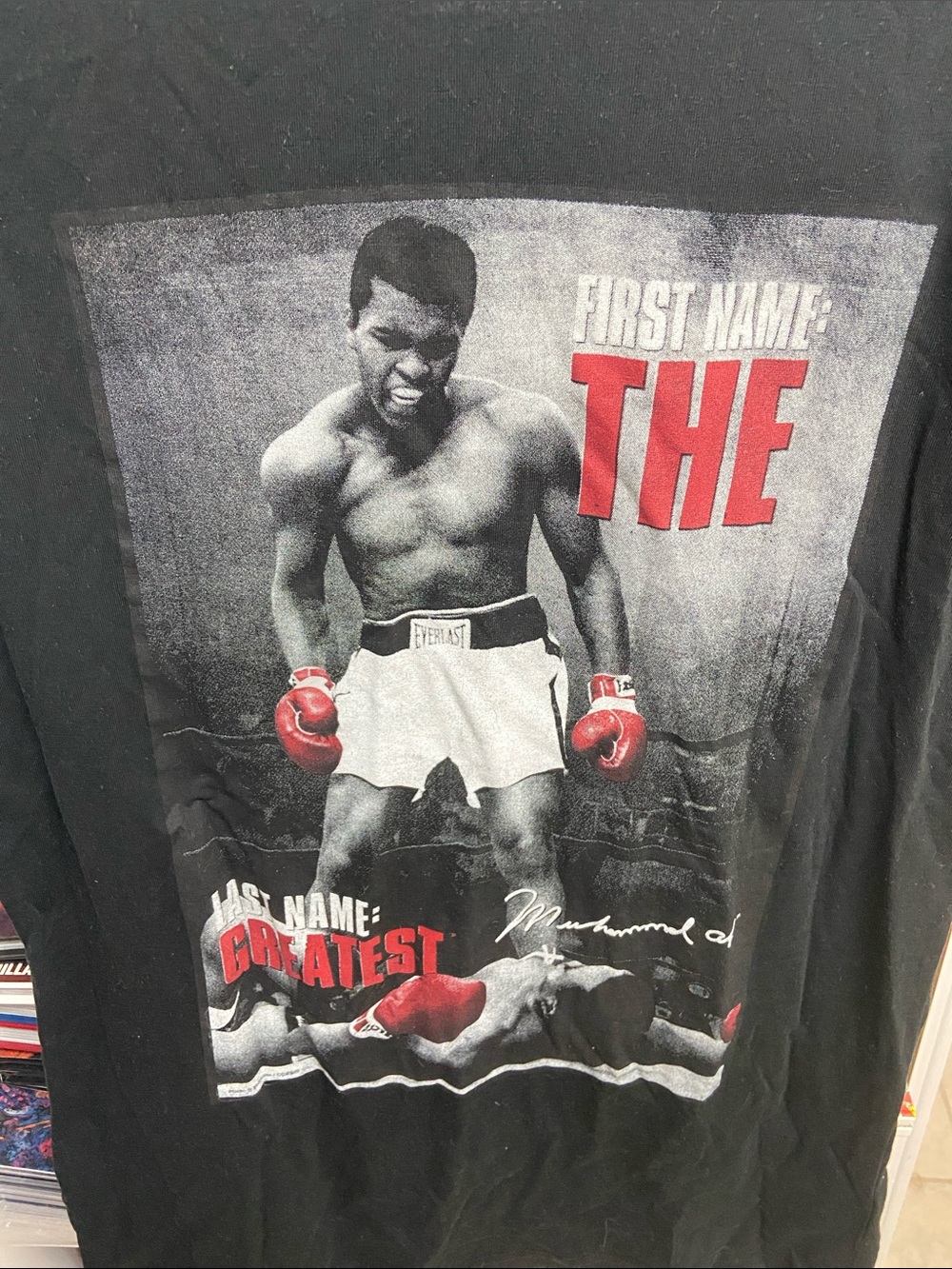 Muhammad Ali Black Graphic Tee - The Greatest